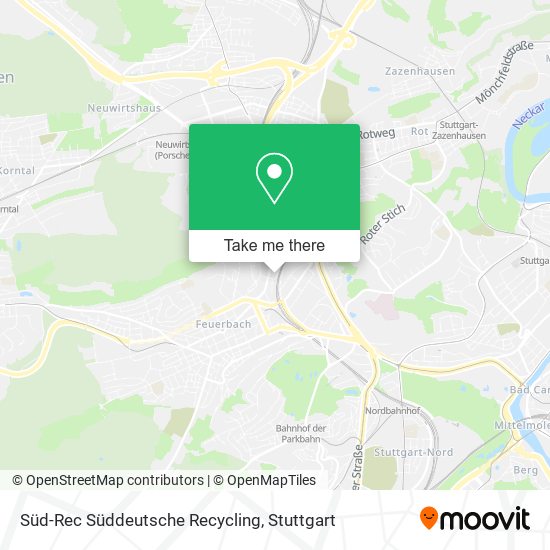 Süd-Rec Süddeutsche Recycling map