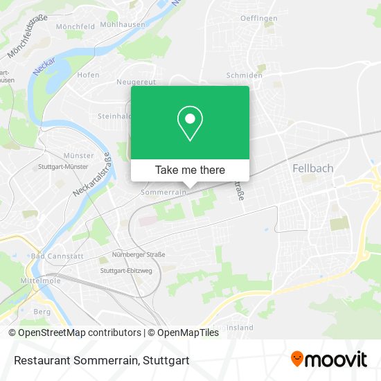 Restaurant Sommerrain map