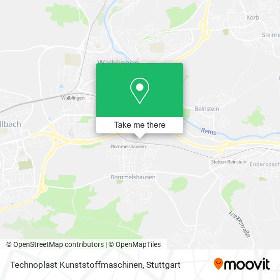 Technoplast Kunststoffmaschinen map