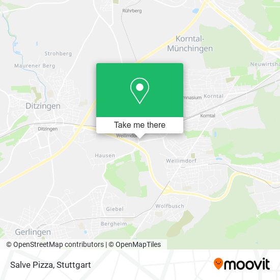 Карта Salve Pizza