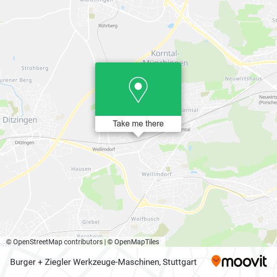 Карта Burger + Ziegler Werkzeuge-Maschinen
