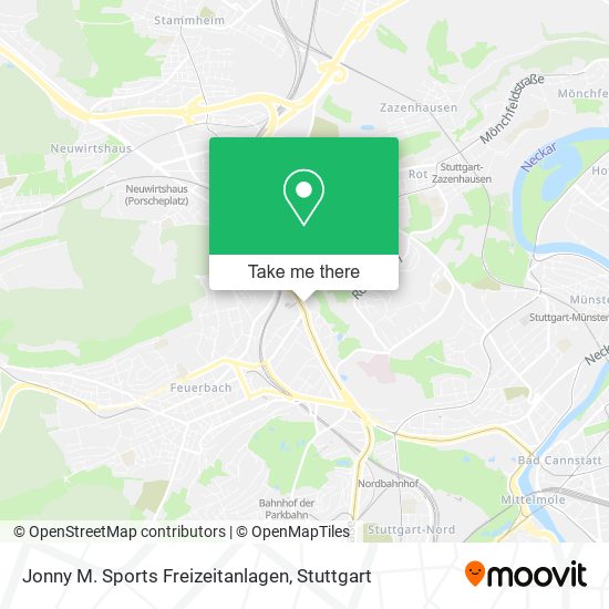 Карта Jonny M. Sports Freizeitanlagen