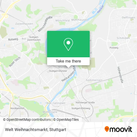 Карта Welt Weihnachtsmarkt