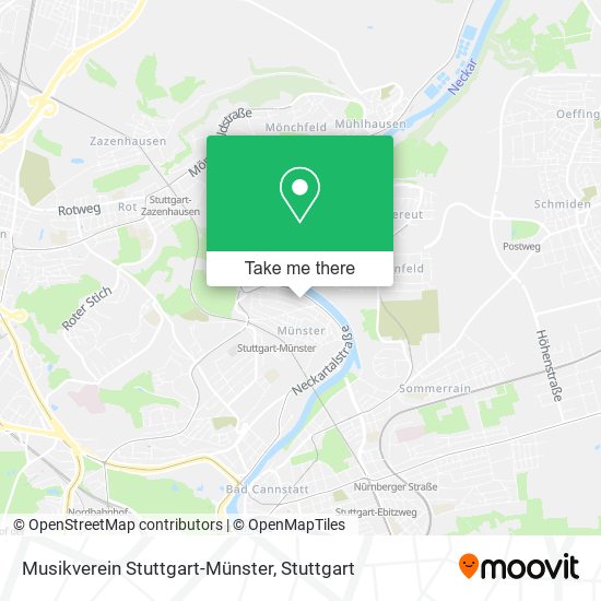 Musikverein Stuttgart-Münster map