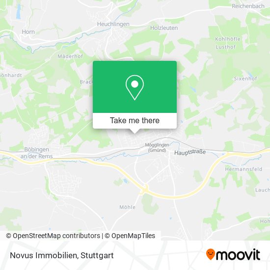 Карта Novus Immobilien