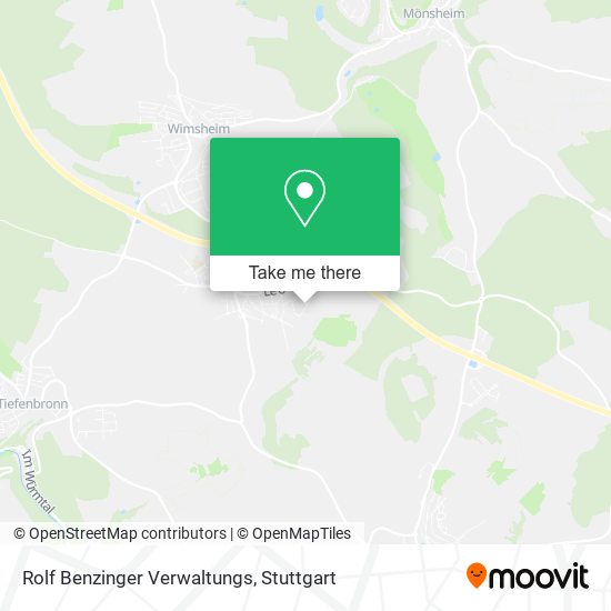 Rolf Benzinger Verwaltungs map