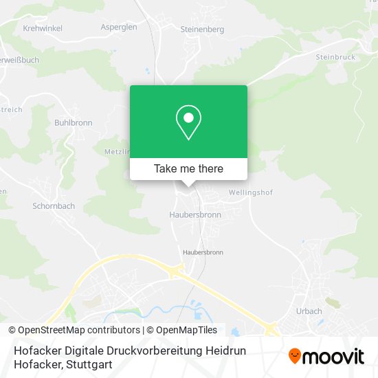 Карта Hofacker Digitale Druckvorbereitung Heidrun Hofacker