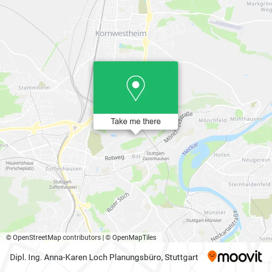 Карта Dipl. Ing. Anna-Karen Loch Planungsbüro