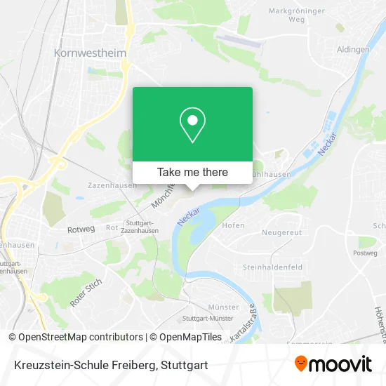 Карта Kreuzstein-Schule Freiberg