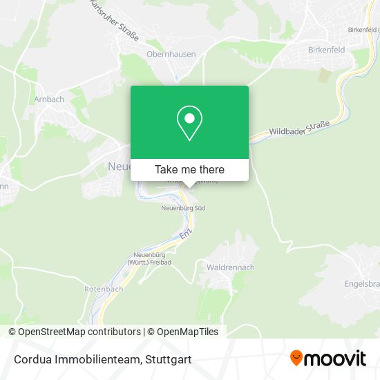 Cordua Immobilienteam map