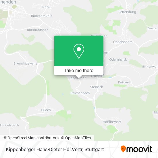 Карта Kippenberger Hans-Dieter Hdl.Vertr