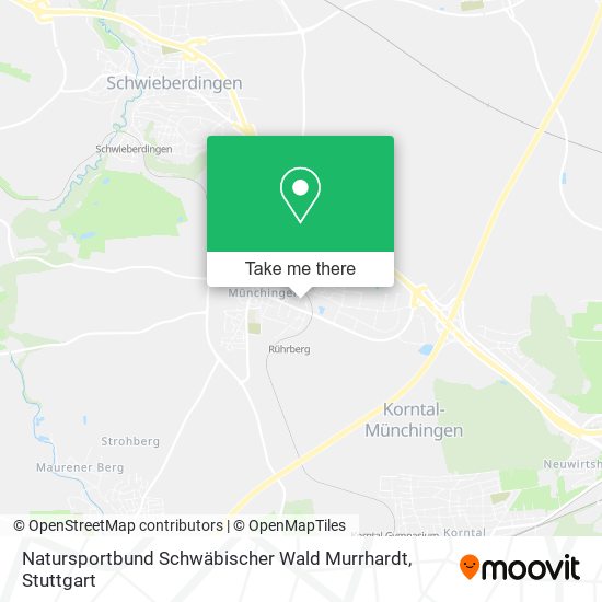 Карта Natursportbund Schwäbischer Wald Murrhardt