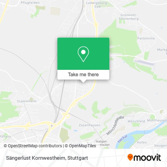 Sängerlust Kornwestheim map