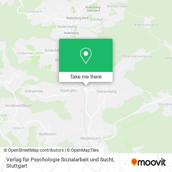 Verlag für Psychologie Sozialarbeit und Sucht map
