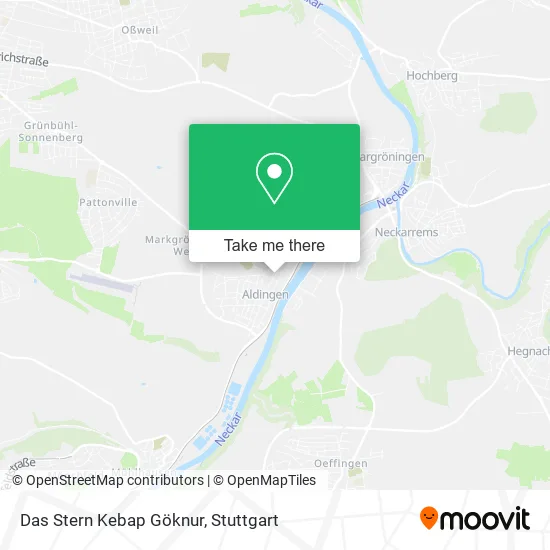 Карта Das Stern Kebap Göknur