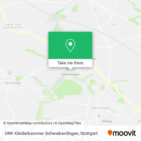 Карта DRK Kleiderkammer Schwieberdingen