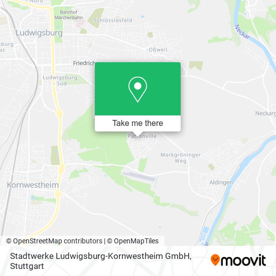 Карта Stadtwerke Ludwigsburg-Kornwestheim GmbH