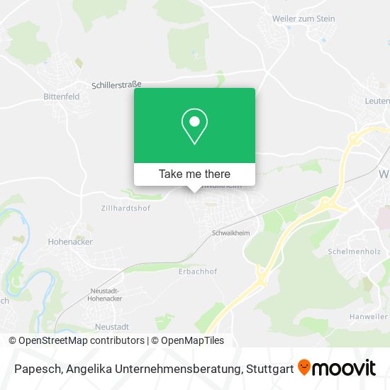 Papesch, Angelika Unternehmensberatung map