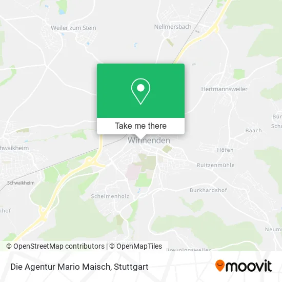 Карта Die Agentur Mario Maisch