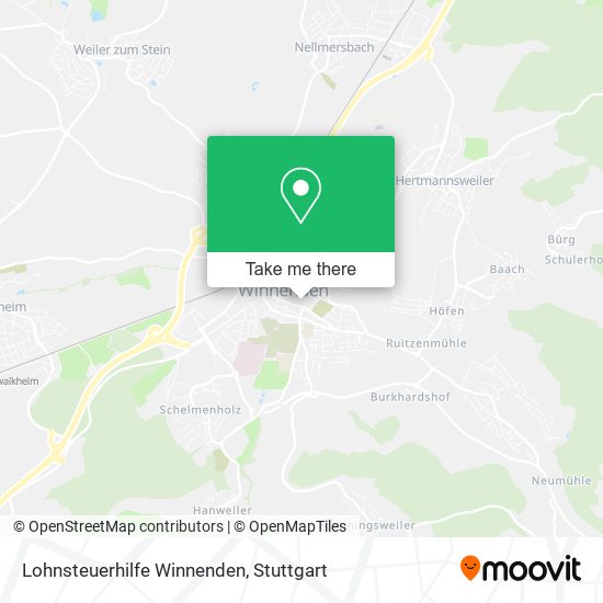 Lohnsteuerhilfe Winnenden map
