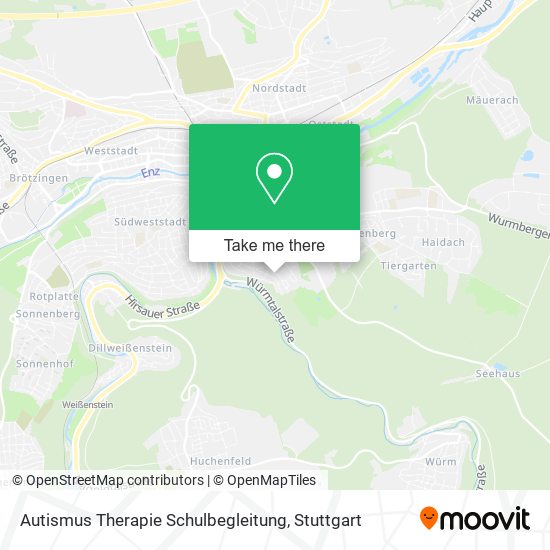 Autismus Therapie Schulbegleitung map