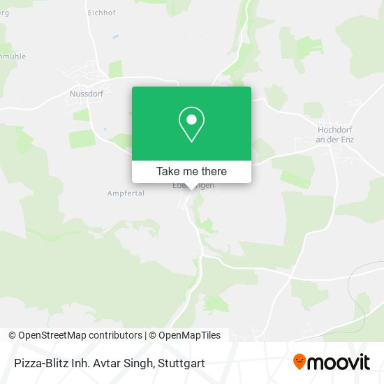 Карта Pizza-Blitz Inh. Avtar Singh