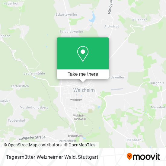 Карта Tagesmütter Welzheimer Wald