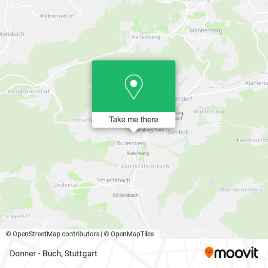 Donner - Buch map