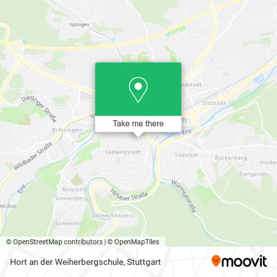 Карта Hort an der Weiherbergschule
