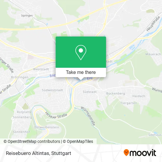 Карта Reisebuero Altintas