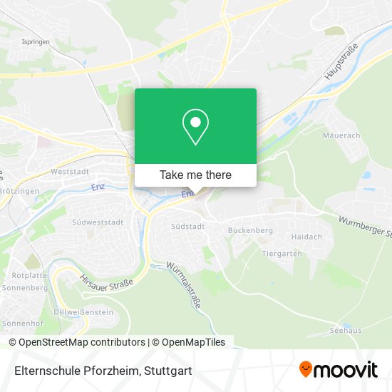 Elternschule Pforzheim map