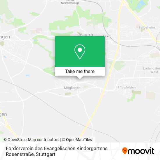 Карта Förderverein des Evangelischen Kindergartens Rosenstraße