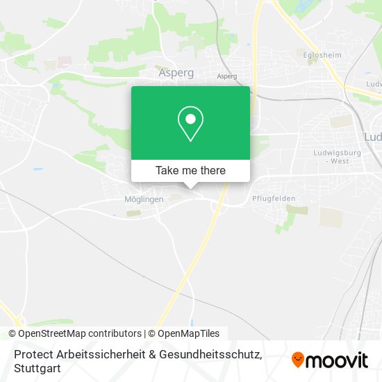 Protect Arbeitssicherheit & Gesundheitsschutz map