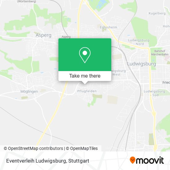 Карта Eventverleih Ludwigsburg