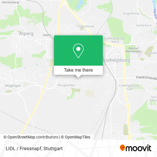 LIDL / Fressnapf map