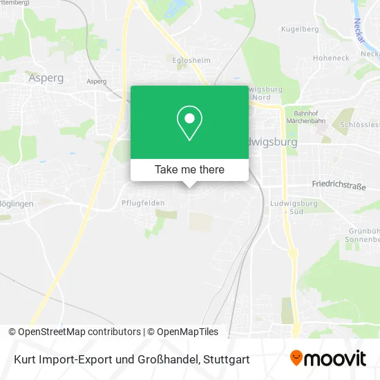 Карта Kurt Import-Export und Großhandel