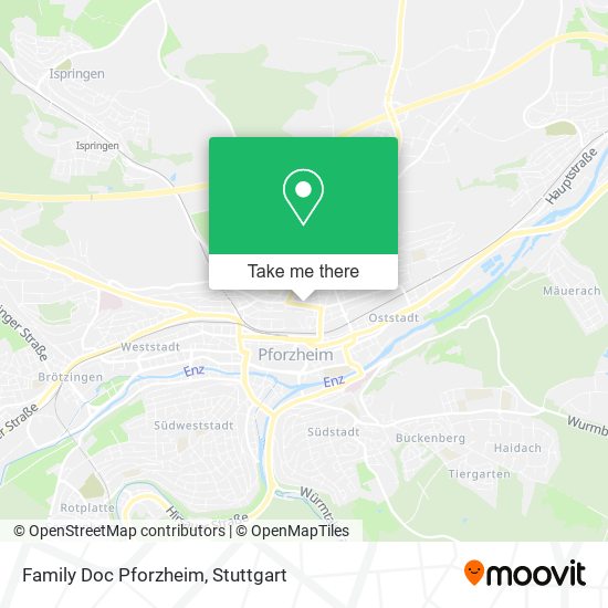 Family Doc Pforzheim map