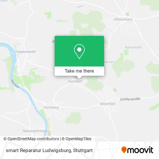 Карта smart Reparatur Ludwigsburg