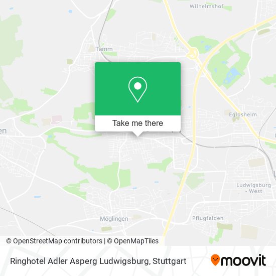 Карта Ringhotel Adler Asperg Ludwigsburg