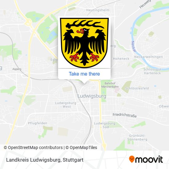 Карта Landkreis Ludwigsburg