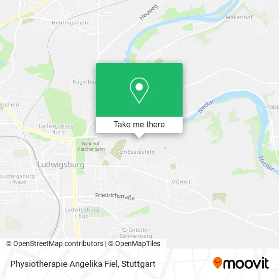 Карта Physiotherapie Angelika Fiel