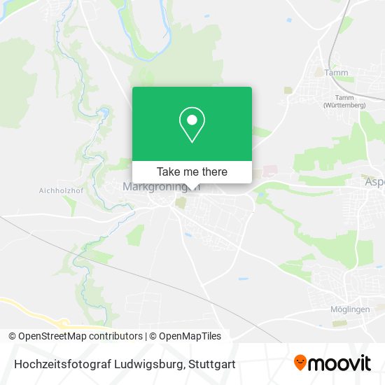 Карта Hochzeitsfotograf Ludwigsburg