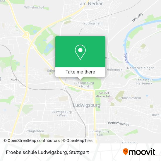 Froebelschule Ludwigsburg map