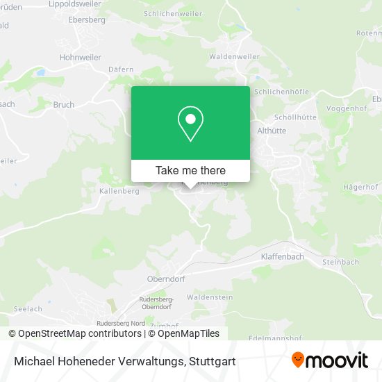 Карта Michael Hoheneder Verwaltungs
