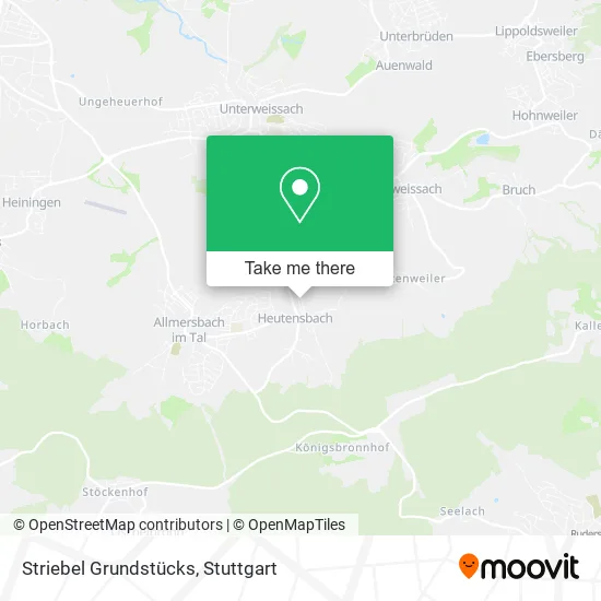 Карта Striebel Grundstücks