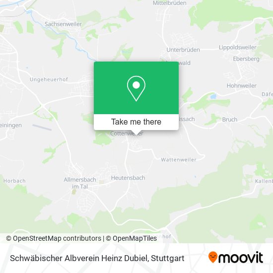 Карта Schwäbischer Albverein Heinz Dubiel