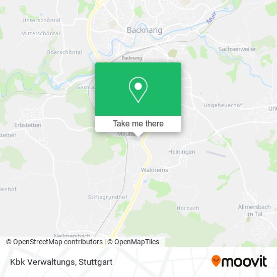 Kbk Verwaltungs map