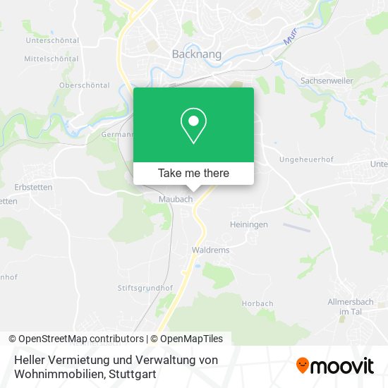 Heller Vermietung und Verwaltung von Wohnimmobilien map