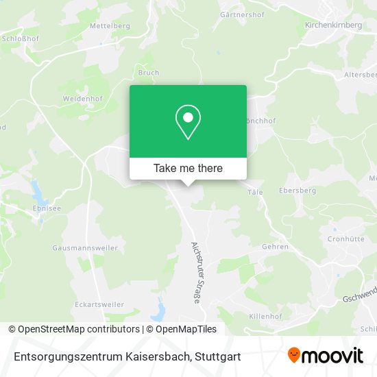 Карта Entsorgungszentrum Kaisersbach