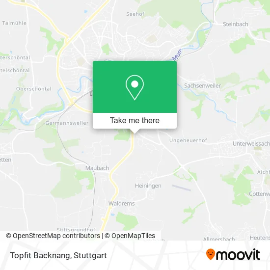 Карта Topfit Backnang